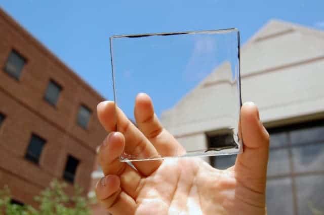transparent solar cell