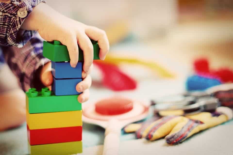 Child playing.