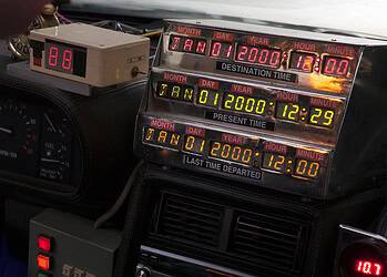 Paul Nigh's 'TeamTimeCar.com' Back to the Future DeLorean Time Machine